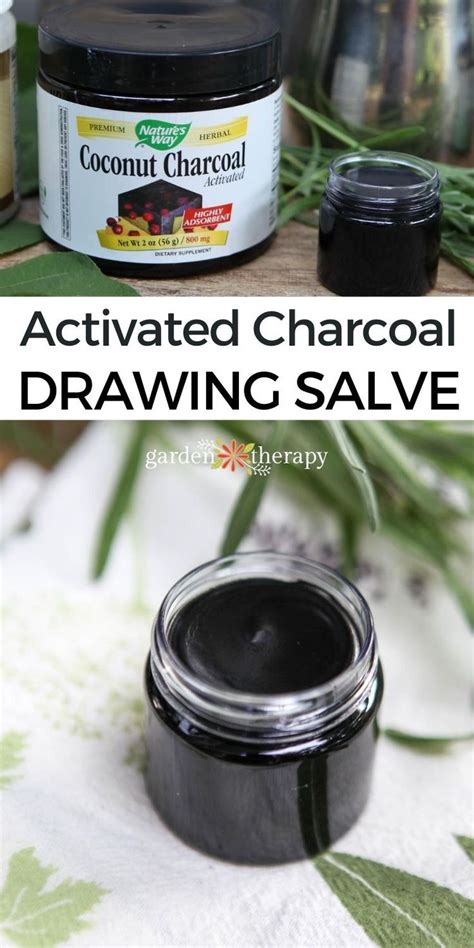 Activated Charcoal Drawing Salve Recipe for Bug Bites, Blisters.